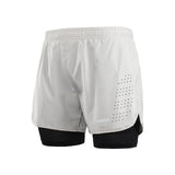 Men 2-In-1 Running Shorts Sport Fitness
