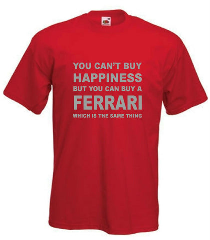 Ferrari T-Shirt Funny British Super Car TShirt
